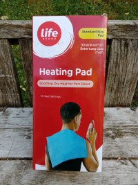 Hearing Pad, 3 Heat Settings, 12" x 15", Extra Long Cord, Sooth