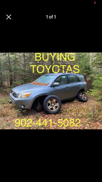 Buying Toyotas  for parts
