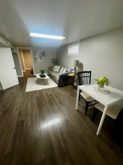 Basement rental unit available in North End Home. One bedroom, one bath, $1600/mth. Heat and hydro i...