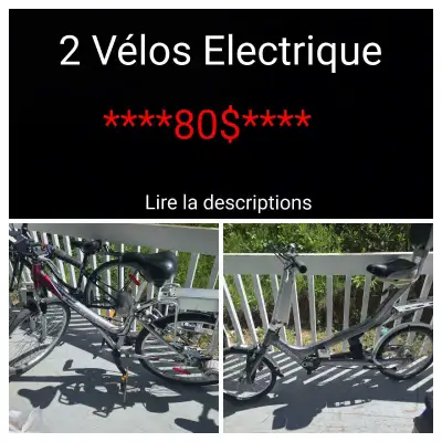 2 Vélos electrique (*Lire*), View more