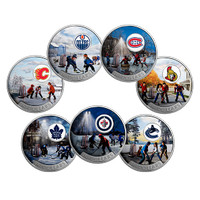 NHL® Hockey Teams: Passion to Play–1/2 oz. Pure Silver Coloured