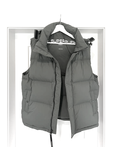 THE SUPER PUFF VEST Grey MENS Small, View more