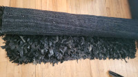 Leather rug