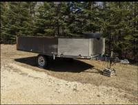 8x12 flat deck trailer