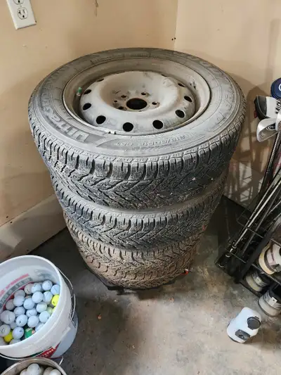 Winter tires...yes I said winter. You can have them for a $100. Lots of tread left on very good qual...