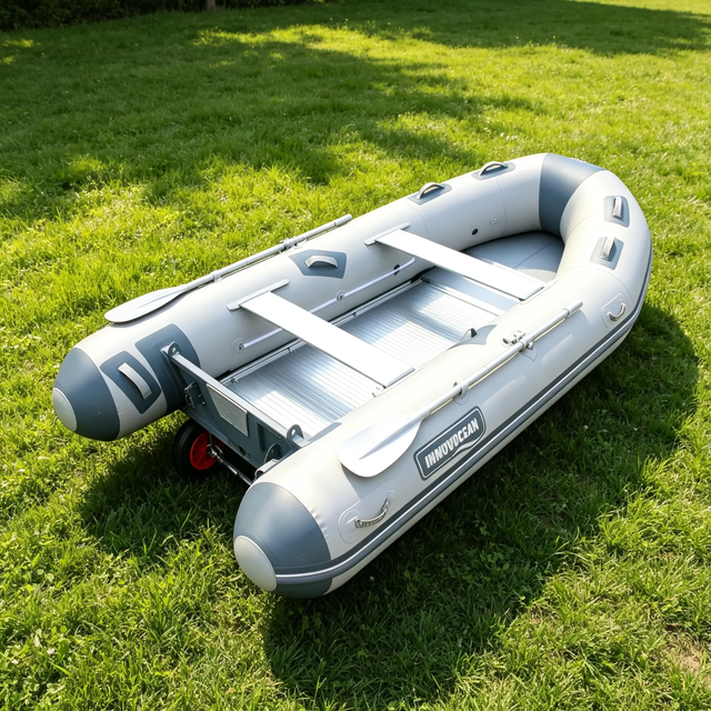 12 ft inflatable fishing boat suitable for family use in Fishing, Camping & Outdoors in Thunder Bay - Image 7