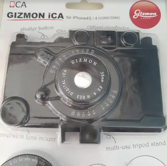 GIZMON ICA Black Retro Classic Look Camera Case iPhone 4S/4 in Cell Phone Accessories in Markham / York Region - Image 4