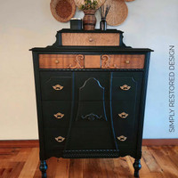 Refinished Antique Dresser 