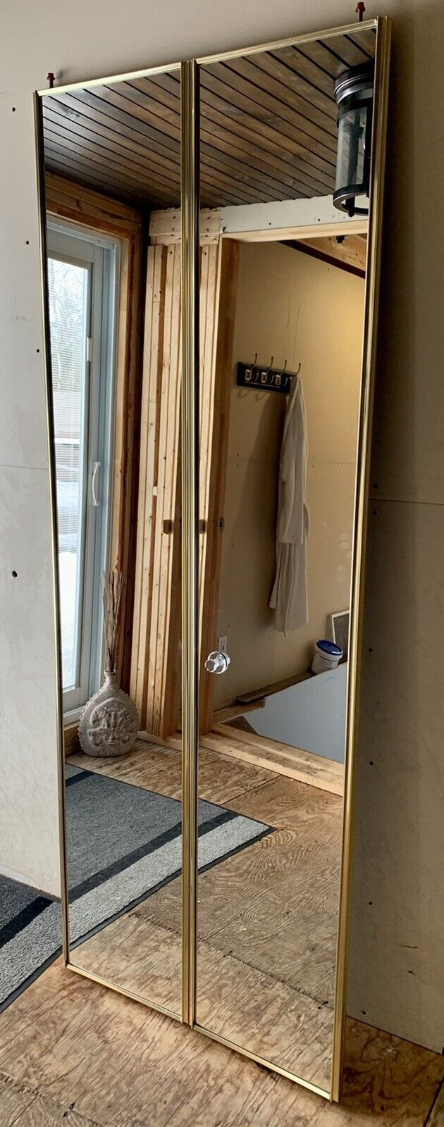 Porte pliante miroir avec or | Home Décor & Accents | Victoriaville | Kijiji