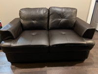 Expresso Loveseat & Chair