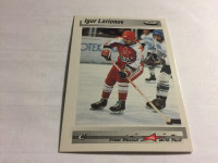 1992-93 Tri-Globe From Russia with Puck#2 Igor Larionov HKY CARD