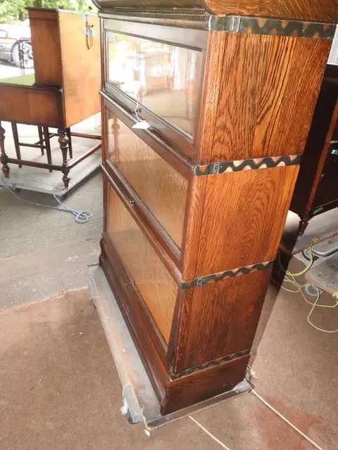 Several antique barrister bookcase  2,3,4 levels restored in Bookcases & Shelving Units in Hamilton - Image 5