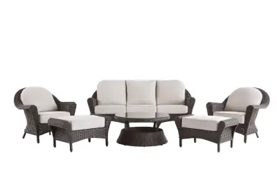 50% OFF CANVAS Summerhill Outdoor Patio Dining Set; UV-Resistant, View more