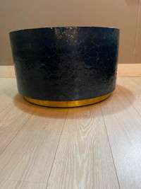 Black and gold Coffee Table (30x17.5 in, heavy)