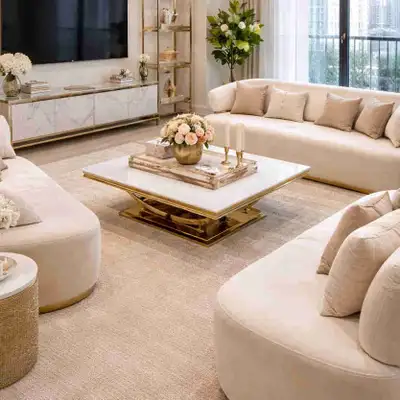 Sofa  Curve +table, View more