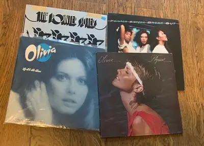 2 Pointer Sister & 2 Olivia Newton John Albums - One Low Price!, View more