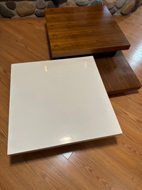 Transitional coffee table