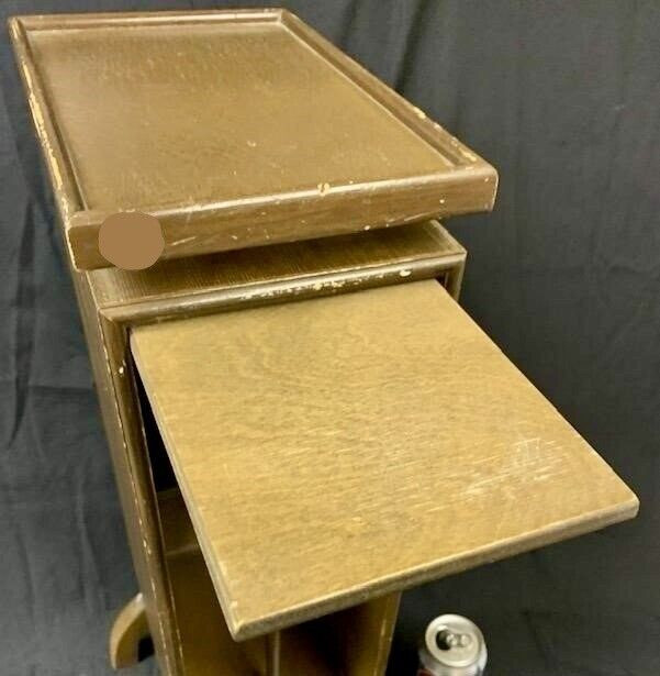 VINTAGE MCM PHONE TABLE with SLIDING TRAY in Arts & Collectibles in Mississauga / Peel Region - Image 2