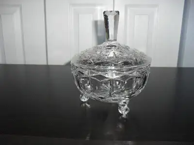 Crystal Candy Dish with Cover, View more