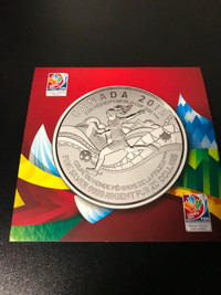 Canada 2015 FIFA Women's World Cup 9999 Fine Silver $20 Coin