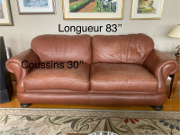 Sofa-condo / Cuir italien