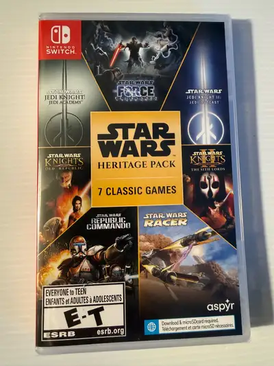 Star Wars Heritage Pack 7 Classic Games for Nintendo Switch NEW, View more
