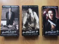 3 Films Cassettes VHS Le Suppléant (RARE) 1..2..3..!