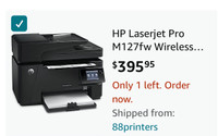 Hp Wireless M127fw air printer