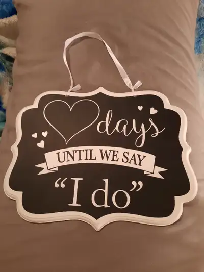 ***Wedding Day Countdown Chalkboard***, View more