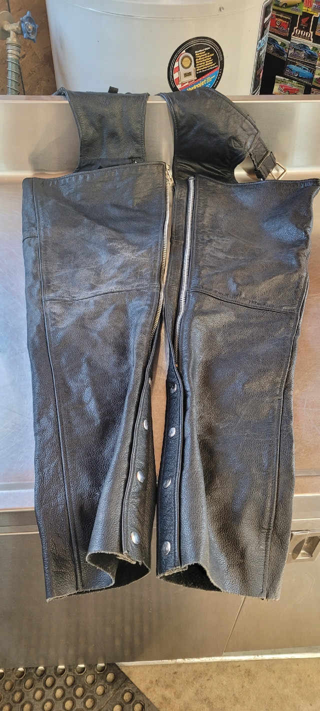 FMC leather chaps XS $30. in Other in Calgary - Image 2