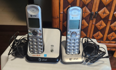 AT&T Retro Cordless Phone Dect 6.0 phones - 2 handset pair, View more