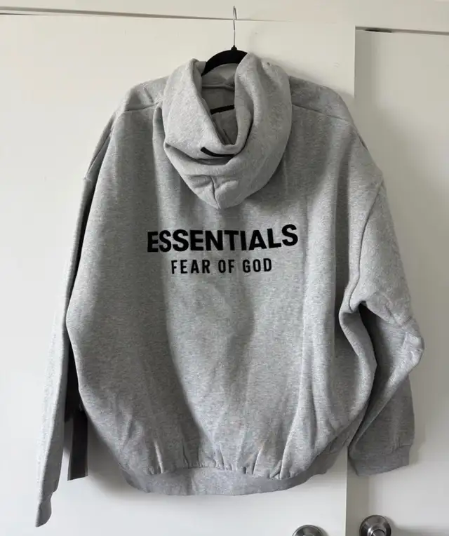 Fear of God Essentials Sweater in Heather Grey in Men's in Winnipeg - Image 4