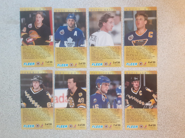 CARTES DE HOCKEY FLEER POWER PLAY INSERTS POINTS LEADERS dans Art et objets de collection  à Laval/Rive Nord - Image 3