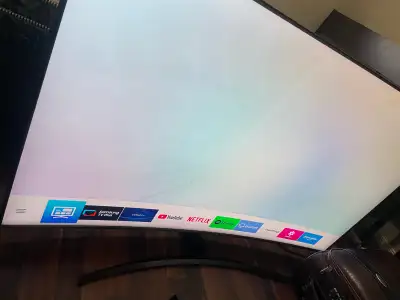 Samsung Curved 4K 55 smart tv, View more