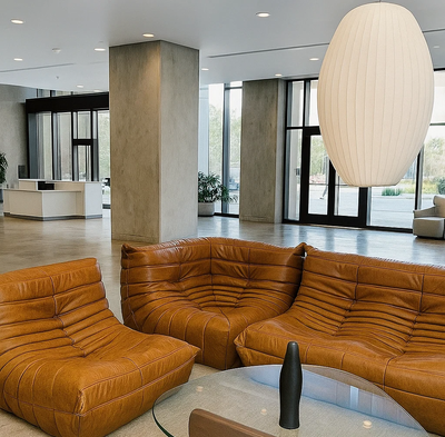 Ensemble de canapés ;Sofa set ; Canapé 1 place+ d’angle+ 2 place, View more