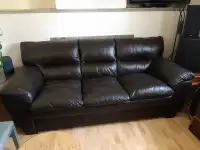 Leather couch