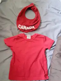 Baby Canada day outfit