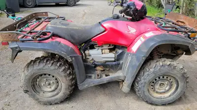 In rugh condition. Engine runs but transmission wont drive. 18,360 km.