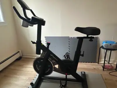 MERACH magnetic stationary exercise bike Like new condition - owned less than 6 months Solid steel c...