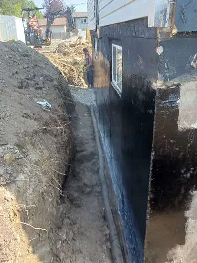 wet basement,foundation repair,waterproofing,yard renos, View more