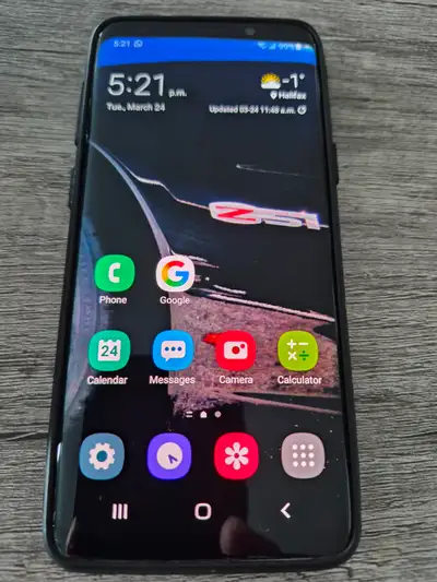 Samsung Galaxy S9 and case, View more