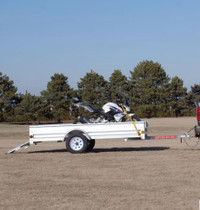 5-ft x 10-ft Stirling Galvanized Steel Utility Trailer