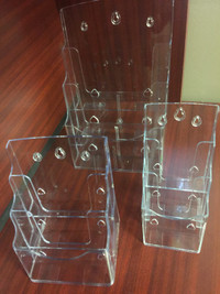 Brochure Holder, 8.5 x 11 inch, Clear, office, flyer, business.