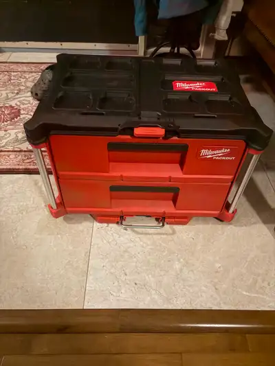 Like New Milwaukee Packout 2 Drawer Box, View more