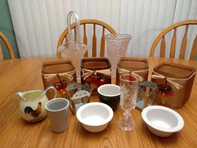 Vases, Decorative Containers, Tea Light Holders, etc., View more
