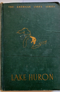 book - Lake huron - first edition signed by author