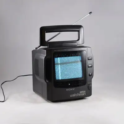 Sony Mega Watchman FD-525 Portable CRT TV Sony Mega Watchman FD-525 Portable CRT TV Tested to power...