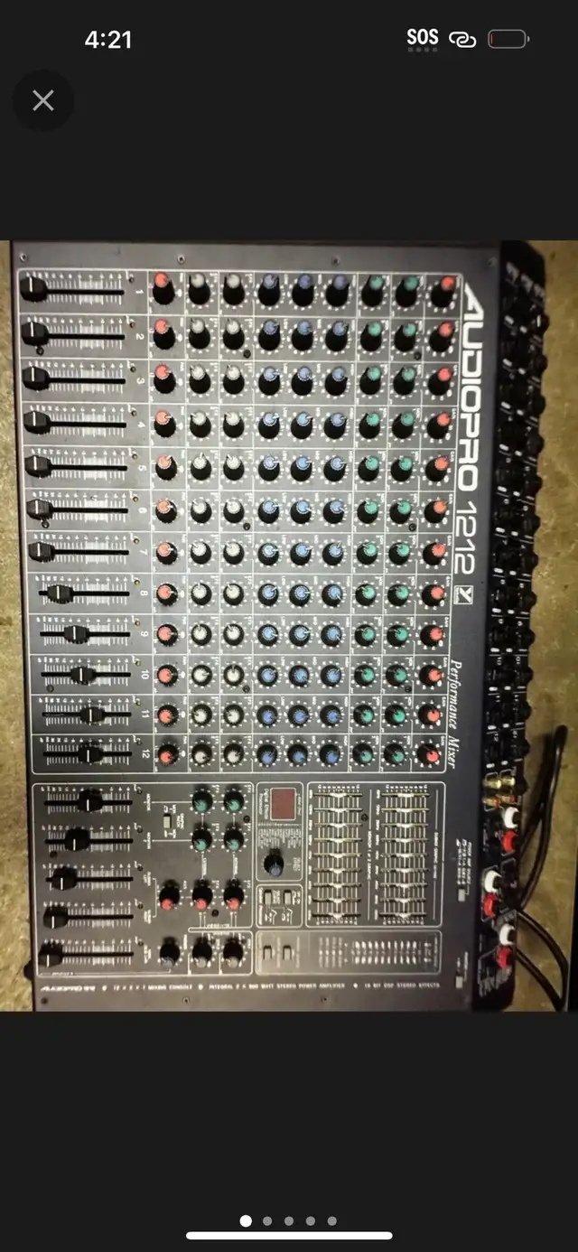 Sound board amp mixer in Pro Audio & Recording Equipment in City of Toronto - Image 3
