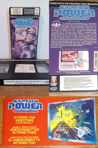 Captain Power & Soldiers of the Future VHS Vol 2 & Game Booklet