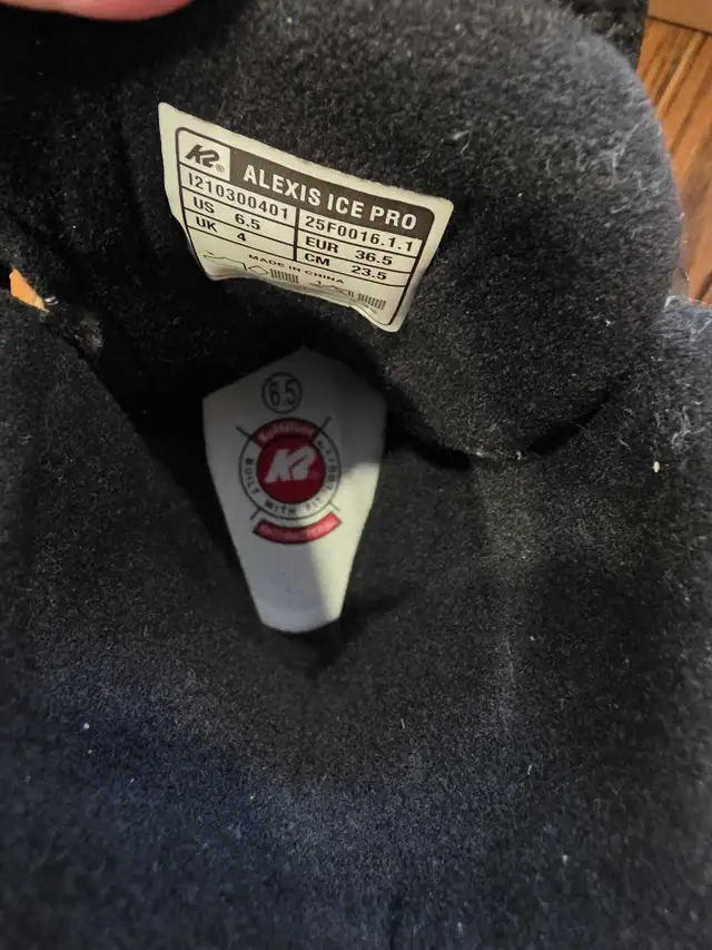 K2 Alexis ice pro women's skate size 6.5 in Skates & Blades in City of Toronto - Image 4